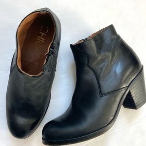 Anthropologie Chio Leather Ankle Boots